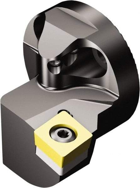Sandvik Coromant - Left Hand, 40 CCMT 432 Modular Turning and Profiling Cutting Unit Head - Screw and Clamp Holding Method, 1.9685 Inch Hole Diameter, Through Coolant - Eagle Tool & Supply