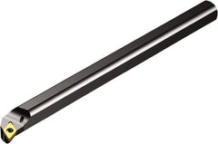 Sandvik Coromant - 16mm Min Bore Diam, 150mm OAL, 12mm Shank Diam, A..SDQCR/L Indexable Boring Bar - Screw-On Holding Method - Eagle Tool & Supply