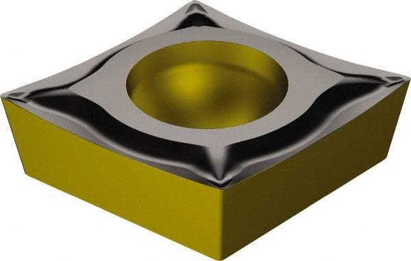 Sandvik Coromant - TNMG332 SF Grade 1105 Carbide Turning Insert - TiAlN2 Finish, 60° Triangle, 3/8" Inscr Circle, 3/16" Thick, 1/32" Corner Radius - Eagle Tool & Supply