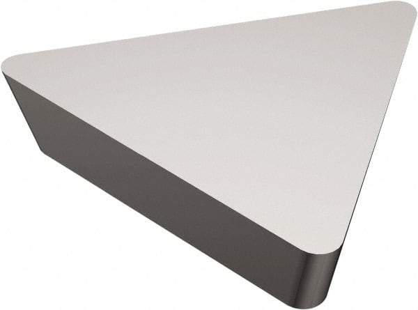 Sandvik Coromant - TPUN323 Grade H13A Carbide Turning Insert - Uncoated, 60° Triangle, 3/8" Inscr Circle, 1/8" Thick, 3/64" Corner Radius - Eagle Tool & Supply