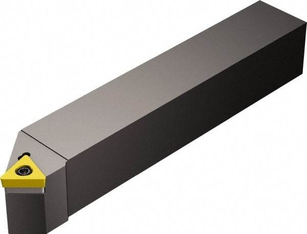 Sandvik Coromant - STDCR/L, Right Hand Cut, 45° Lead Angle, 10mm Shank Height x 10mm Shank Width, Neutral Rake Indexable Turning Toolholder - 70mm OAL, TCMT 09 02 04, TCMT 1.8(1.5)1 Insert Compatibility, Series CoroTurn 107 - Eagle Tool & Supply