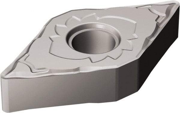 Sandvik Coromant - DNMG331 SF Grade H13A Carbide Turning Insert - Uncoated, 55° Diamond, 3/8" Inscr Circle, 3/16" Thick, 1/64" Corner Radius - Eagle Tool & Supply