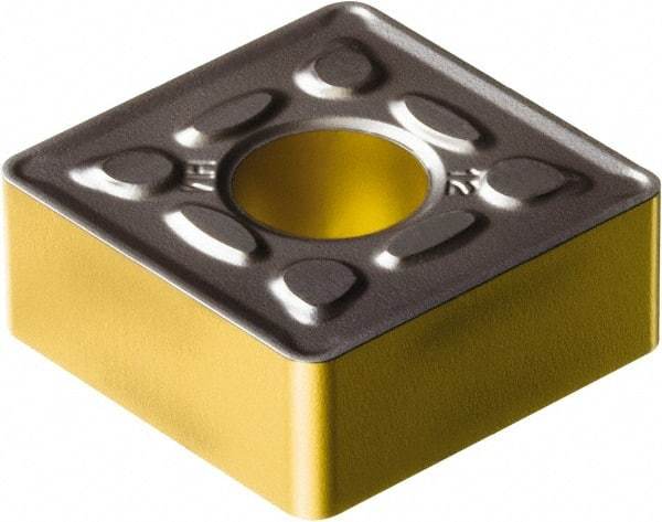 Sandvik Coromant - SNMG643 HM Grade 4305 Carbide Turning Insert - TiCN/Al2O3/TiN Finish, 90° Square, 3/4" Inscr Circle, 1/4" Thick, 3/64" Corner Radius - Eagle Tool & Supply