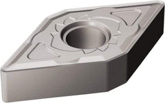 Sandvik Coromant - DNMG442 SM Grade H13A Carbide Turning Insert - Uncoated, 55° Diamond, 1/2" Inscr Circle, 1/4" Thick, 1/32" Corner Radius - Eagle Tool & Supply