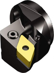 Sandvik Coromant - Right Hand Cut, Size 32, DNMG 332 Insert Compatiblity, Modular Turning & Profiling Cutting Unit Head - 22mm Ctr to Cutting Edge, 32mm Head Length, Through Coolant, Series T-Max P - Eagle Tool & Supply