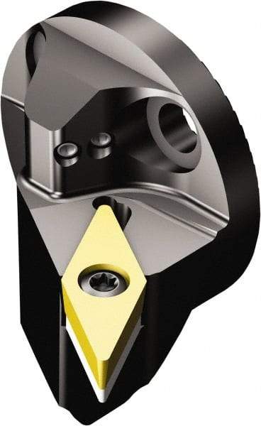 Sandvik Coromant - Left Hand Cut, Size 40, VBMT 16 04 08 & VBMT 332 Insert Compatiblity, Internal Modular Turning & Profiling Cutting Unit Head - 27mm Ctr to Cutting Edge, 34mm Head Length, Through Coolant, Series CoroTurn 107 - Eagle Tool & Supply