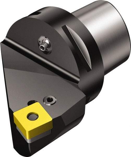 Sandvik Coromant - Right Hand Cut, Size C10, SNMG 25 07 24 & SNMG 856 Insert Compatiblity, External Modular Turning & Profiling Cutting Unit Head - 58mm Ctr to Cutting Edge, 110mm Head Length, Through Coolant, Series T-Max P - Eagle Tool & Supply