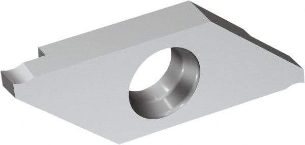 Sandvik Coromant - 3RMAGR MAG Grade H13A, 1.75mm Cutting Width Carbide Grooving Insert - 0.1457" Max Depth of Cut, Right Hand, Uncoated - Eagle Tool & Supply