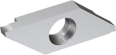 Sandvik Coromant - 3RMAGR MAG Grade H13A, 1.75mm Cutting Width Carbide Grooving Insert - 0.1457" Max Depth of Cut, Right Hand, Uncoated - Eagle Tool & Supply