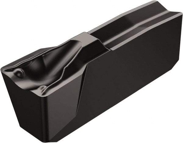 Sandvik Coromant - 40030N151.3 7G Grade 3020, 4mm Cutting Width Carbide Grooving Insert - Neutral, 0.4mm Corner Radius, TiCN/Al2O3 Finish - Eagle Tool & Supply