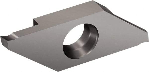 Sandvik Coromant - MACR3R MAC Grade 1105, 2mm Cutting Width Carbide Cutoff Insert - 0.05mm Corner Radius, TiAlN Finish - Eagle Tool & Supply