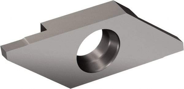 Sandvik Coromant - MACL3L MAC Grade 1105, 1.5mm Cutting Width Carbide Cutoff Insert - 0.05mm Corner Radius, TiAlN Finish - Eagle Tool & Supply