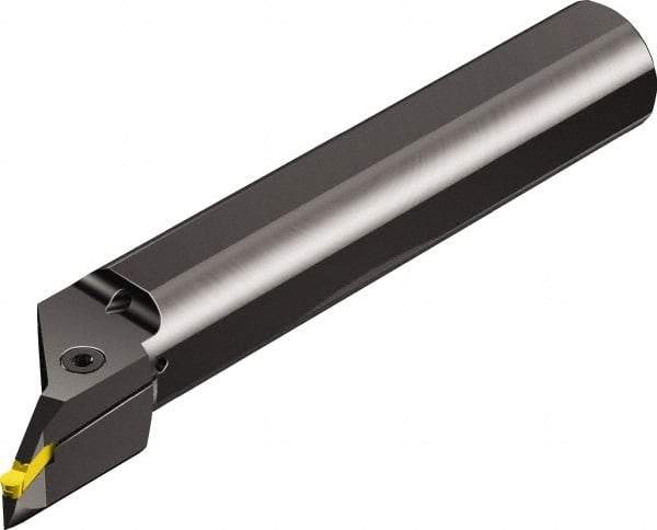 Sandvik Coromant - 0.0394" Min Bore Diam, 10" OAL, 1-1/2" Shank Diam, R/LAX123..B-020 Indexable Boring Bar - Right Hand, Through Coolant - Eagle Tool & Supply