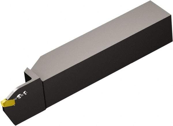 Sandvik Coromant - QD-R/LF..A, External, Right Hand, 20mm Max Depth of Cut, Indexable Grooving Tool Holder - QD-NE-0200-0002-CM Insert Compatibility, 25mm Shank Height, 25mm Shank Width, 150mm OAL - Eagle Tool & Supply