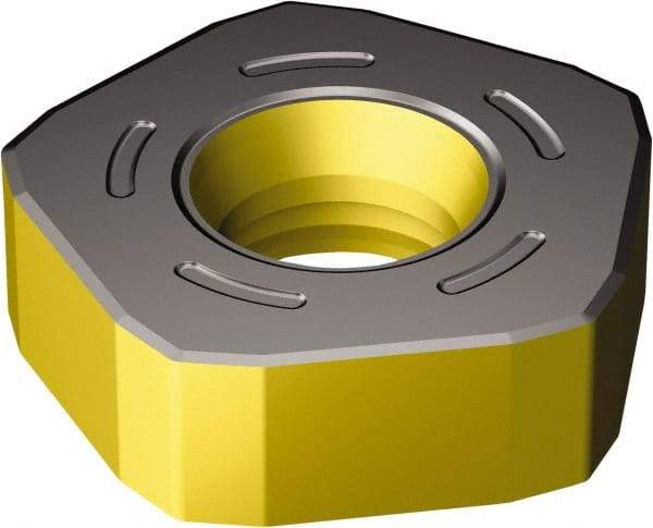 Sandvik Coromant - 357N2408 KH Grade 3330 Carbide Milling Insert - TiCN/Al2O3/TiN Finish, 7.94mm Thick, 24.4mm Inscribed Circle - Eagle Tool & Supply