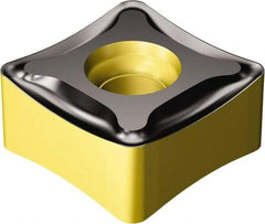 Sandvik Coromant - N331.1D136520 PM Grade 4220 Carbide Milling Insert - TiCN/Al2O3/TiN Finish, 6.55mm Thick, 13.4mm Inscribed Circle - Eagle Tool & Supply