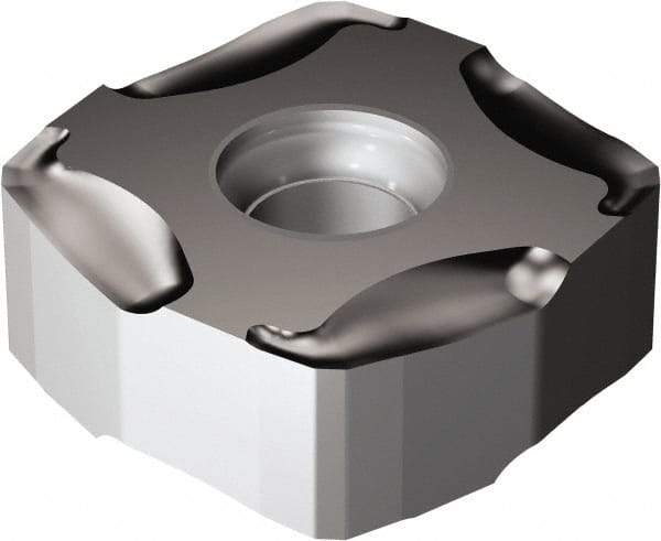 Sandvik Coromant - R3651505 PM Grade 1130 Carbide Milling Insert - AlTiCrN Finish, 5.66mm Thick, 15mm Inscribed Circle, 0.3mm Corner Radius - Eagle Tool & Supply