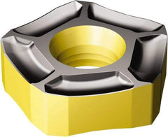 Sandvik Coromant - 357R2408 PM Grade 3330 Carbide Milling Insert - TiCN/Al2O3/TiN Finish, 7.94mm Thick, 24mm Inscribed Circle, 1mm Corner Radius - Eagle Tool & Supply