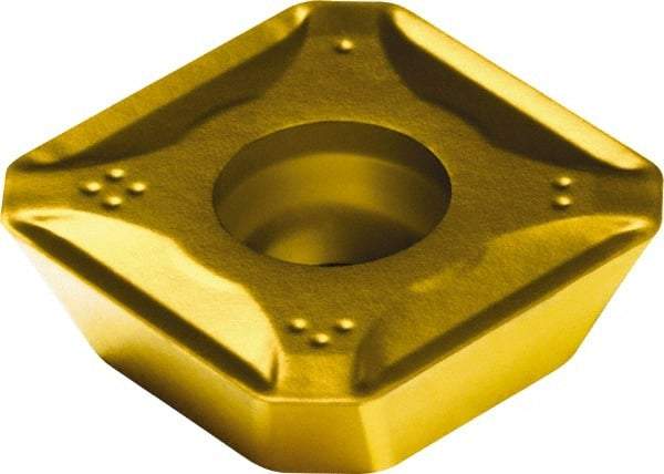 Sandvik Coromant - R24512T3 PL Grade S40T Carbide Milling Insert - TiCN/Al2O3/TiN Finish, 3.97mm Thick, 13.4mm Inscribed Circle, 1.5mm Corner Radius - Eagle Tool & Supply