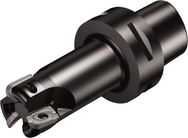 Sandvik Coromant - 2 Inserts, 40mm Cut Diam, 40mm Arbor Diam, 18mm Max Depth of Cut, Indexable Square-Shoulder Face Mill - 104mm High, R790-2205.. Insert Compatibility, Through Coolant, Series CoroMill 790 - Eagle Tool & Supply