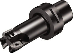 Sandvik Coromant - 7 Inserts, 66mm Cut Diam, 63mm Arbor Diam, 12mm Max Depth of Cut, Indexable Square-Shoulder Face Mill - 90° Lead Angle, 75mm High, R790-1604.. Insert Compatibility, Through Coolant, Series CoroMill 790 - Eagle Tool & Supply