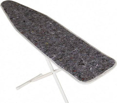 Ability One - 4.5' Long x 1' Wide Cotton Ironing Board Pad - Gray, Grommet - Eagle Tool & Supply