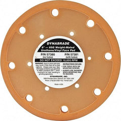 Dynabrade - 6" Diam Disc Backing Nonvacuum Replacement Pad - Medium Density, 12,000 RPM - Eagle Tool & Supply