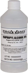 PRO-SAFE - 16 oz Isopropyl Alcohol Liquid - Comes in Bottle, 99% Isopropyl Alcohol - Eagle Tool & Supply