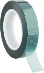 3M - 1" Wide x 72 Yd Long Green Polyester Film Masking Tape - Series 8992, 3.2 mil Thick - Eagle Tool & Supply