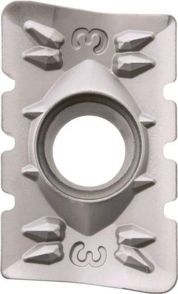 Kyocera - APMT250608 NB3 Grade PR1230 Carbide Milling Insert - Megacoat Finish, 6.35mm Thick, 0.8mm Corner Radius - Eagle Tool & Supply