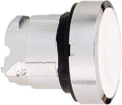 Schneider Electric - 22mm Mount Hole, Flush, Pushbutton Switch Only - Round, White Pushbutton, Nonilluminated, Momentary (MO) - Eagle Tool & Supply