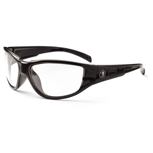Njord Clear Lens Black Safety Glasses - Eagle Tool & Supply