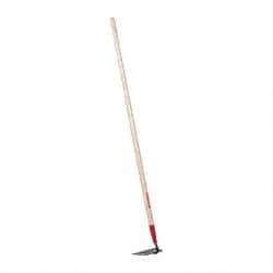 Razor-Back - 4-1/2" High x 7" Wide Square Steel Hoe - 54" Long Wood Straight Handle - Eagle Tool & Supply