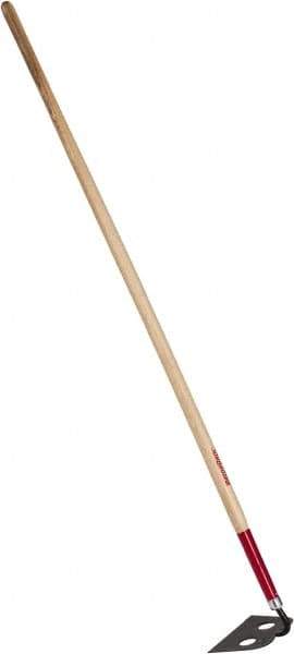 Razor-Back - 6" High x 9" Wide Square Steel Hoe - 66" Long Wood Straight Handle - Eagle Tool & Supply