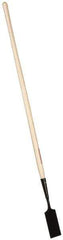 Razor-Back - 3-3/4 Inch Wide Blade x 6 Inch High Blade Sidewalk and Ice Scraper - 48 Inch Long Ash, Straight Handle - Eagle Tool & Supply