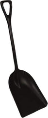 Remco - 17" High x 14" Wide Square Plastic Shovel - 42" Long Plastic D-Grip Handle - Eagle Tool & Supply