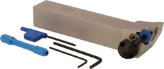Iscar - PWLN, Right Hand Cut, 1" Shank Height x 1" Shank Width, Negative Rake Indexable Turning Toolholder - 6" OAL, WN.. Insert Compatibility, Series Isoturn - Eagle Tool & Supply