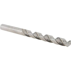 Guhring - 13/32" 118° Cobalt Jobber Drill - Bright Finish, Right Hand Cut, Spiral Flute, Straight Shank, 133mm OAL, Four Facet, Split Point - Eagle Tool & Supply