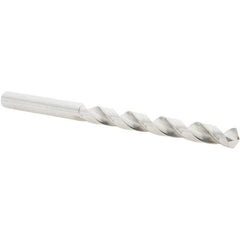 Guhring - 19/64" 118° Cobalt Jobber Drill - Bright Finish, Right Hand Cut, Spiral Flute, Straight Shank, 117mm OAL, Four Facet, Split Point - Eagle Tool & Supply