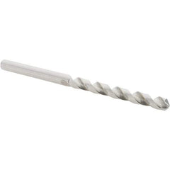 Guhring - #15 118° Cobalt Jobber Drill - Bright Finish, Right Hand Cut, Spiral Flute, Straight Shank, 80mm OAL, Four Facet, Split Point - Eagle Tool & Supply