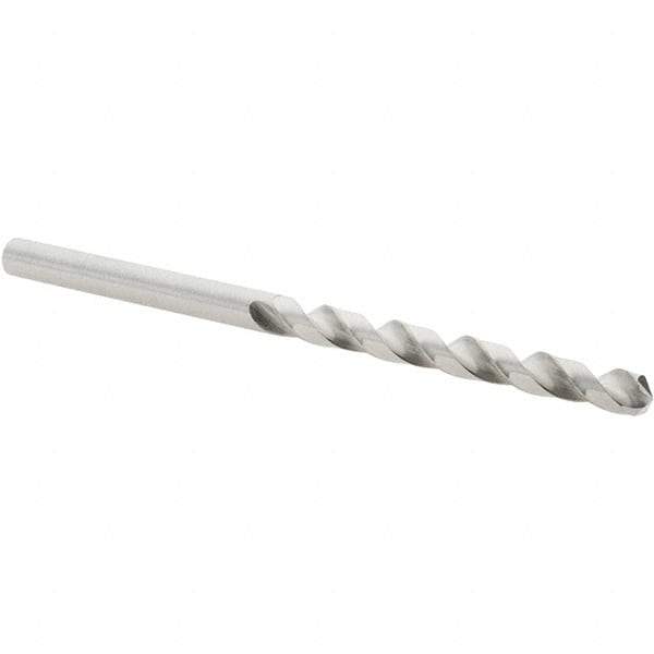 Guhring - #20 118° Cobalt Jobber Drill - Bright Finish, Right Hand Cut, Spiral Flute, Straight Shank, 75mm OAL, Four Facet, Split Point - Eagle Tool & Supply