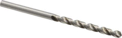 Guhring - #21 118° Cobalt Jobber Drill - Bright Finish, Right Hand Cut, Spiral Flute, Straight Shank, 75mm OAL, Four Facet, Split Point - Eagle Tool & Supply