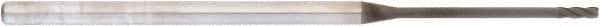 Niagara Cutter - 1/8", 4 Flute, Single End, Solid Carbide, 0.03" Corner Radius End Mill - 3" OAL, 30° Helix, Right Hand Flute, 3/4" LOC, Right Hand Cut, 1-1/2" Extended Reach - Eagle Tool & Supply