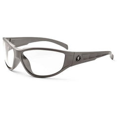 Njord Clear Lens Matte Gray Safety Glasses - Eagle Tool & Supply