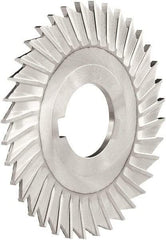 Keo - 5" Blade Diam x 1/4" Blade Thickness, 1" Hole, 40 Teeth, High Speed Steel Side Chip Saw - Straight Tooth, TiAlN, with Keyway - Eagle Tool & Supply