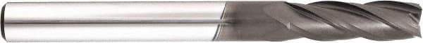 Niagara Cutter - 6mm, 20mm LOC, 6mm Shank Diam, 64mm OAL, 4 Flute, Solid Carbide Square End Mill - Single End, Diamond Finish, Spiral Flute, 30° Helix, Centercutting, Right Hand Cut, Right Hand Flute, Series DIA430M - Eagle Tool & Supply