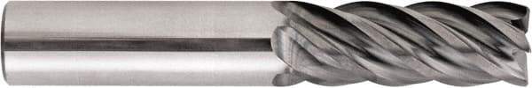 Niagara Cutter - 10mm, 20mm LOC, 10mm Shank Diam, 73mm OAL, 5 Flute, Solid Carbide Square End Mill - Single End, AlTiN Finish, Spiral Flute, Variable° Helix, Centercutting, Right Hand Cut, Right Hand Flute, Series STS540M - Eagle Tool & Supply