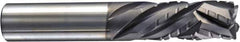 Niagara Cutter - 1/2" Cutting Diam x 1-1/4" Length of Cut, 7 Flute, Compression Spiral Router Bit - Diamond Coated, Right Hand Cut, Solid Carbide, 3" OAL x 1/2" Shank Diam, Chipbreaker, 30° Helix Angle - Eagle Tool & Supply