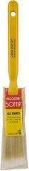 Wooster Brush - 1" Synthetic Sash Brush - 2-3/16" Bristle Length, Plastic Handle - Eagle Tool & Supply
