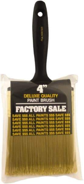 Wooster Brush - 4" Synthetic General Purpose Paint Brush - 3-7/16" Bristle Length, Plastic Handle - Eagle Tool & Supply
